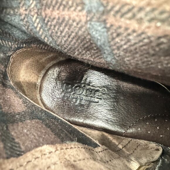 BORN Kylli Distressed Brown Suede Leather Riding Boots Size 9.5 - Picture 10 of 11